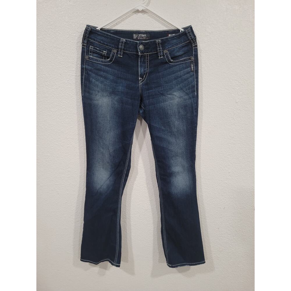 Silver Jeans Co. Women's‎ Suki Mid Slim Boot cut size 31 x 31 Fluid Denim #P2